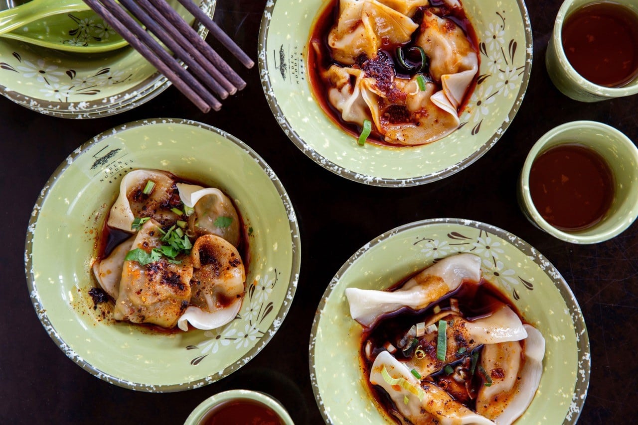 Dumplings in Spicy Sauce — Eden Noodles